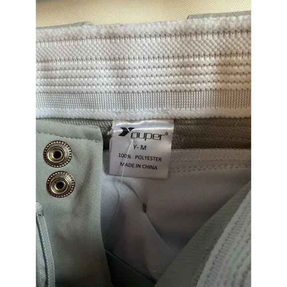 Youper Youth Medium Baseball Pants Boys Capri Softball Pants Gray - Picture 7 of 8
